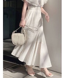 dazzlin | フラワーレースアンバランススカート(スカート)