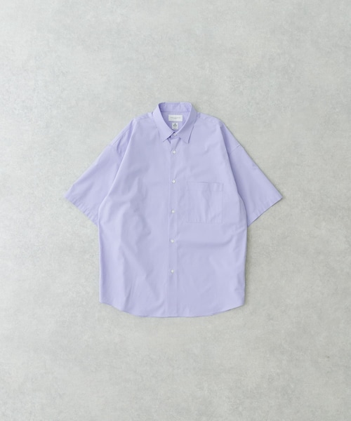 URBAN RESEARCH（アーバンリサーチ）の「new basic　THOMAS MASON SHORT-SLEEVE OVER SHIRTS（シャツ/ブラウス・メンズ・WHITE/ROYAL/SAX/DARK GREEN/STRIPE・S/M/L/XL）」の4枚目の写真