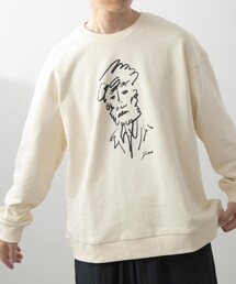 ITEMS URBANRESEARCH | フレンチアートプリントクルーネックスウェット(スウェット)