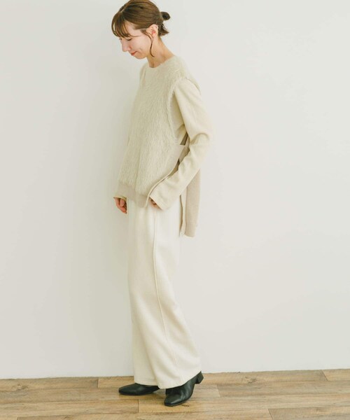 ITEMS URBANRESEARCH（アイテムズ アーバンリサーチ）の「フロントシャギーベスト（ベスト・レディース・L.BEG/BLK/BEG・FREE）」の22枚目の写真