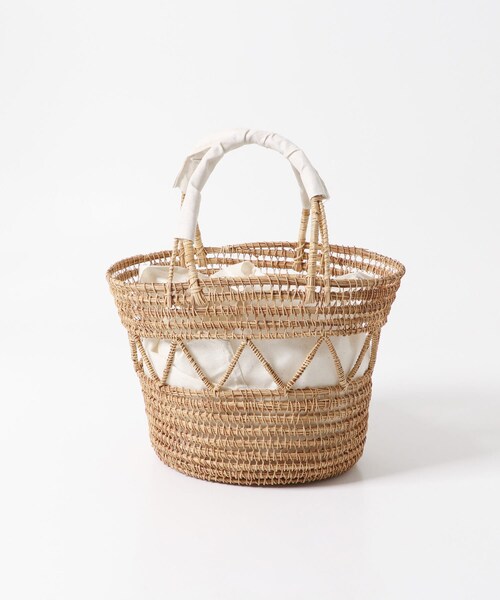 URBAN RESEARCH Sonny Label（アーバンリサーチサニーレーベル）の「TARANGO　カゴバッグ（かごバッグ・レディース・BLACK/OFF・one）」の5枚目の写真