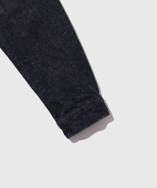 ADAM ET ROPE'(アダムエロペ)の「【New Manual / ニューマニュアル】 #006 LV 2ND T-BACK JK(デニムジャケット・メンズ・ネイビー・L/XL)」の7枚目の写真