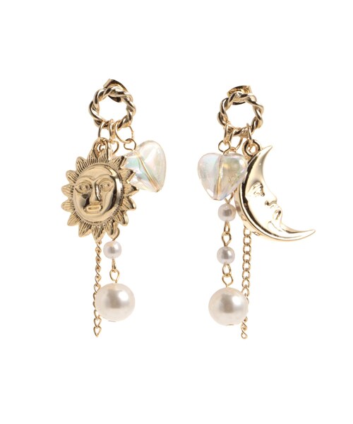 EVRIS（エヴリス）の「ORIGINAL SUNNY PEARL ピアス（ピアス（両耳用）・レディース・シルバー/ゴールド・F）」の7枚目の写真