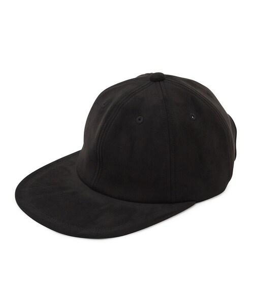 ADAM ET ROPE'(アダムエロペ)の「【SOLARIS&Co./ソラリス】NAUGHTY BOY - SUEDE 6PANEL CAP(キャップ・メンズ・ブラック・F)」の2枚目の写真