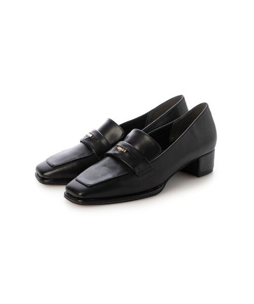 EVOL(イーボル)の「【EVOL/イーボル】 【晴雨兼用・ふかふか】スクエア3.5cmコインローファー IZ5786 (ドレスシューズ・レディース・BL/BLE/BR・220/22cm/225/22.5cm/230/23cm/235/23.5cm/240/24cm/245/24.5cm/250/25cm)」の4枚目の写真