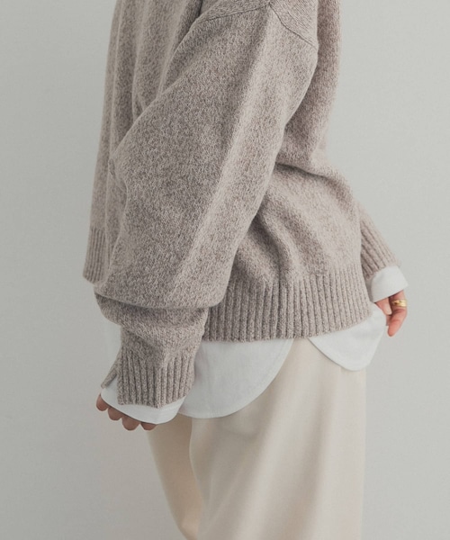 URBAN RESEARCH DOORS（アーバンリサーチドアーズ）の「コットンラウンドヘムカットソー（Tシャツ/カットソー・レディース・OFF/BORDER・S/M）」の5枚目の写真