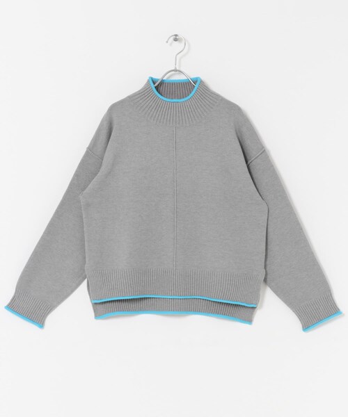 ITEMS URBANRESEARCH（アイテムズ アーバンリサーチ）の「『洗濯可/静電気防止』ハイショクハイネックニット（ニット/セーター・レディース・OFF/GRY/L.GRY/S.BLU/MOC/NVY・Free）」の17枚目の写真