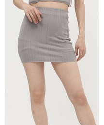 GYDA | 【SETUP着用可】サイドラインニットスカートライクショートパンツ(スカート)