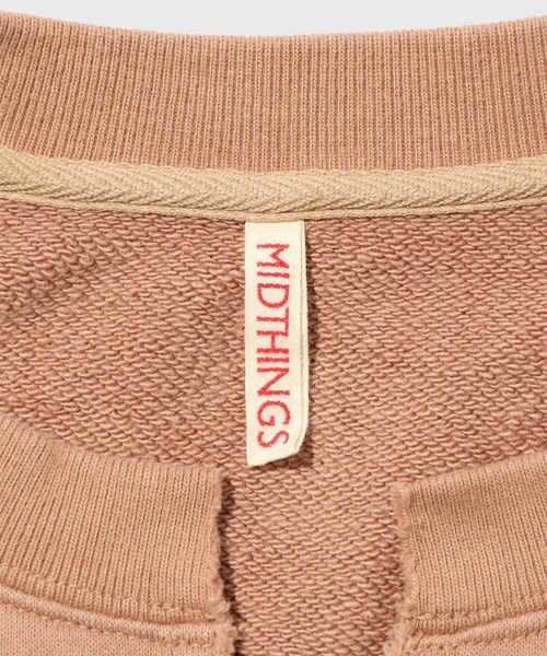 ADAM ET ROPE'(アダムエロペ)の「【MIDTHINGS/ミッドシングス】ELBOW PATCH SWEAT SHIRTS(スウェット・メンズ・キャメル/ベージュ・2/3)」の12枚目の写真
