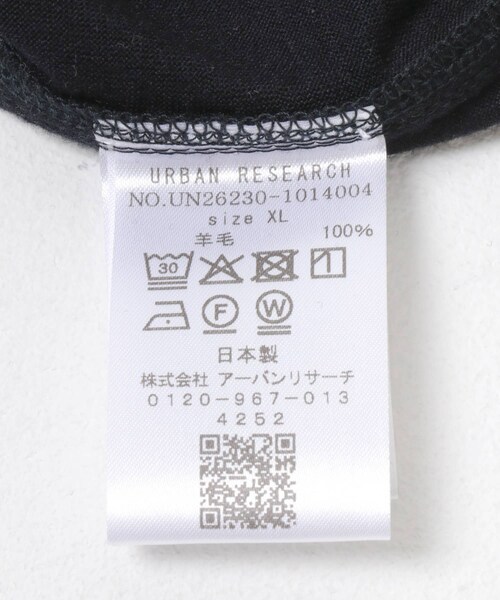 URBAN RESEARCH(アーバンリサーチ)の「『洗濯可』new basic WASHABLE MERINO WOOL TANK(タンクトップ・メンズ・CHARCOAL/NAVY/BLACK・M/L/XL)」の15枚目の写真
