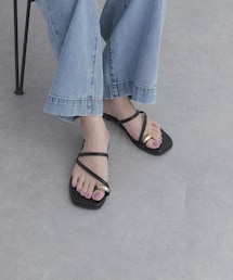 URBAN RESEARCH DOORS | メタルリングフラットサンダル(サンダル)