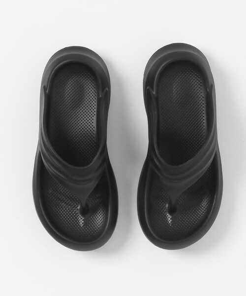 SENSE OF PLACE by URBAN RESEARCH（センスオブプレイスバイアーバンリサーチ）の「『WEB限定』トングクッションサンダル（サンダル・レディース・BLACK・23.5/24.5）」の11枚目の写真