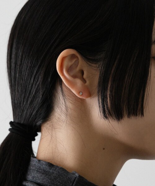 URBAN RESEARCH（アーバンリサーチ）の「ff by decor urban research　ストーンピアス（ピアス（両耳用）・レディース・グリーンオニキス/オニキス/オパール/ブルーロンドン/ルビー・-）」の9枚目の写真