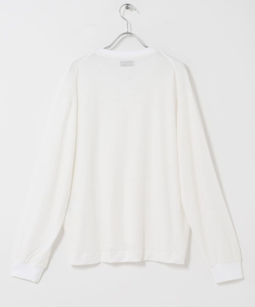 URBAN RESEARCH DOORS(アーバンリサーチドアーズ)の「marka CARDIGAN(カーディガン/ボレロ・メンズ・WHITE/BLACK・1/2)」の7枚目の写真