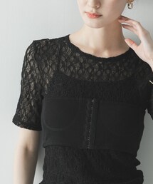URBAN RESEARCH | ストレッチレースコンパクトTシャツ(Tシャツ/カットソー)