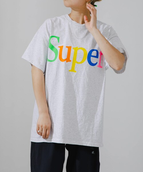 URBAN RESEARCH(アーバンリサーチ)の「SUPERMARKET SMアップルTシャツ(Tシャツ/カットソー・メンズ・WHITE/ASH/BLACK/CHARCOAL・L/XL)」の19枚目の写真