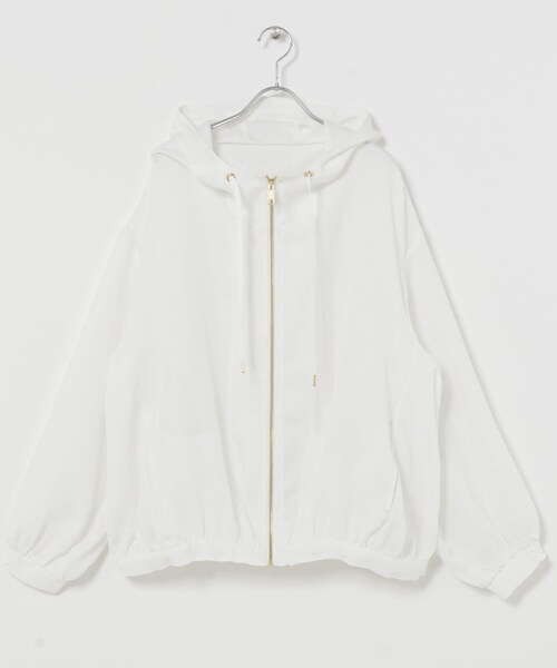 ITEMS URBANRESEARCH（アイテムズ アーバンリサーチ）の「『イージーケア』メッシュマウンテンパーカー(楽着シリーズ)（マウンテンパーカー・レディース・BLK/WHT/KHK・Free）」の8枚目の写真