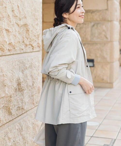 URBAN RESEARCH DOORS（アーバンリサーチドアーズ）の「『WEB/一部店舗限定カラー』ナイロンマウンテンパーカー（マウンテンパーカー・レディース・L.BEIGE/LIME/NAVY/BLACK・S/M）」の19枚目の写真