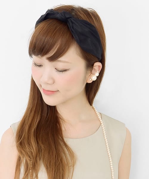 URBAN RESEARCH（アーバンリサーチ）の「EMO ease コットンパールイヤーカーフ（イヤリング・レディース・シルバー・-）」の3枚目の写真