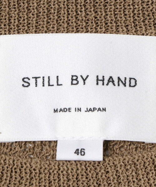 URBAN RESEARCH DOORS（アーバンリサーチドアーズ）の「STILL BY HAND　12Gニットベスト（ベスト・メンズ・BLACK/L.BROWN/L.BEIGE・46/48）」の11枚目の写真