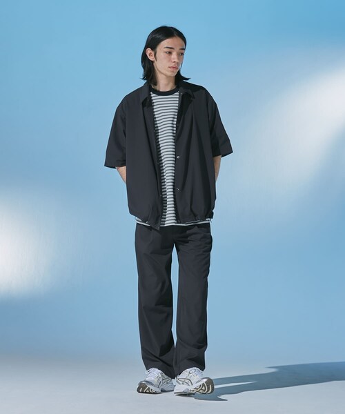 URBAN RESEARCH DOORS(アーバンリサーチドアーズ)の「『仁村紗和さん着用』『UR TECH』サマシェア ショートスリーブシャツカーディガン(カーディガン/ボレロ・メンズ・SAGE GREEN/GRAY/CHARCOAL/BLACK/BROWN/KHAKI・M/L/XL)」の15枚目の写真