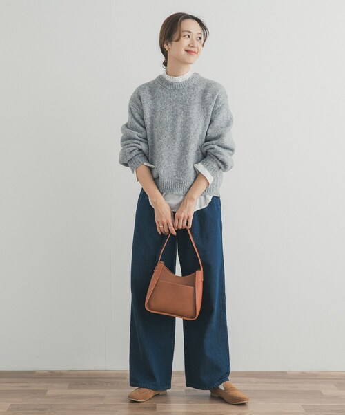 URBAN RESEARCH DOORS（アーバンリサーチドアーズ）の「ラメニットプルオーバー（ニット/セーター・レディース・BEIGE/GRAY/BLUE・Free）」の22枚目の写真