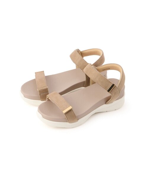 ROPE' PICNIC(ロペピクニック)の「ワニカンベルクロスニーカーサンダル(サンダル・レディース・ブラック/キナリ/ベージュ/ベージュ系/ネイビー・L/M/S)」の8枚目の写真