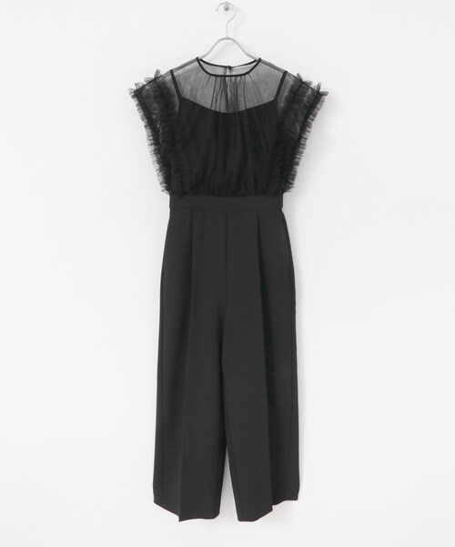 URBAN RESEARCH ROSSO（アーバンリサーチロッソ）の「チュールドッキングオールインワン（ワンピース・レディース・black/mint・36/38）」の4枚目の写真