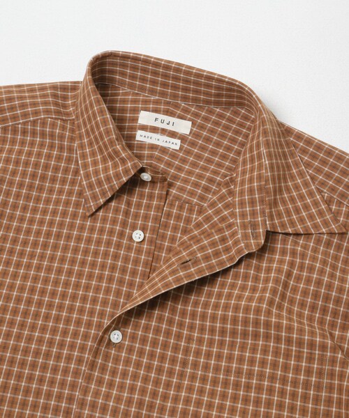 URBAN RESEARCH(アーバンリサーチ)の「FUJI COTTON CHECK SHIRTS(シャツ/ブラウス・メンズ・GRAY/BROWN・4/5)」の11枚目の写真