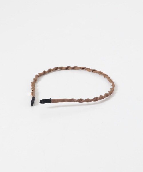 URBAN RESEARCH(アーバンリサーチ)の「decor『デコール』 TWIST HEADBAND(カチューシャ・レディース・BLACK/MOCHA・-)」の10枚目の写真