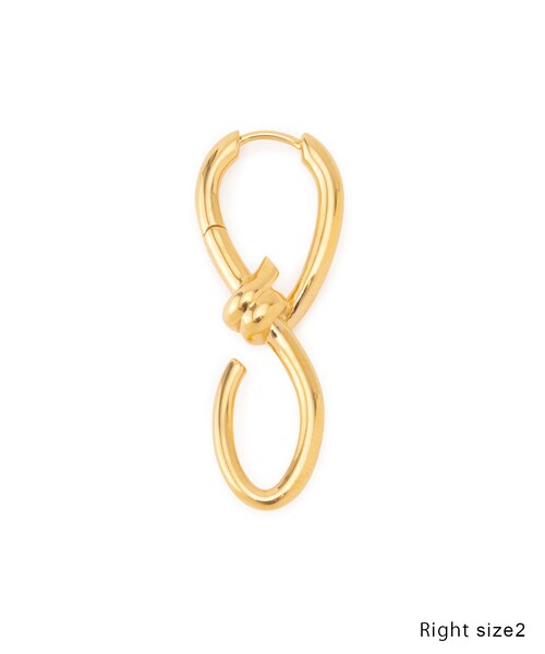 ADAM ET ROPE'（アダムエロペ）の「【公式サイト限定】【MARIA BLACK】Pirro Earring Gold HP（ピアス（片耳用）・レディース・ゴールド・1/2）」の11枚目の写真