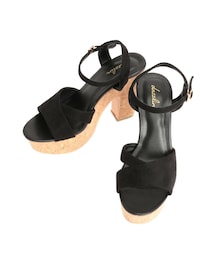 dazzlin | 【復刻】コルクヒールサンダル(サンダル)