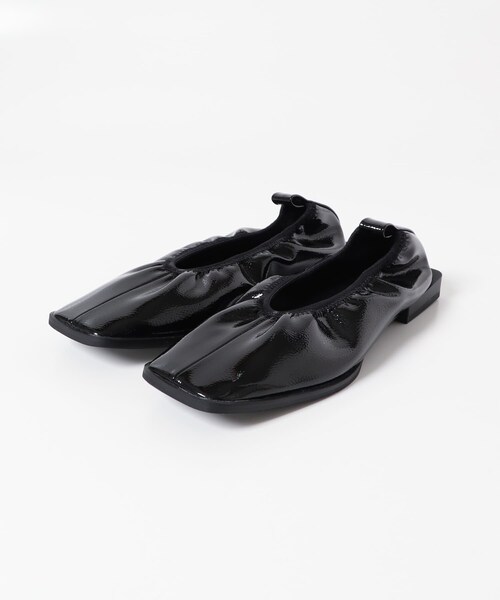 SENSE OF PLACE by URBAN RESEARCH（センスオブプレイスバイアーバンリサーチ）の「スクエアトゥフラットシューズ（バレエシューズ・レディース・GOLD/BLACK/BORDEAUX・S/M/L）」の14枚目の写真