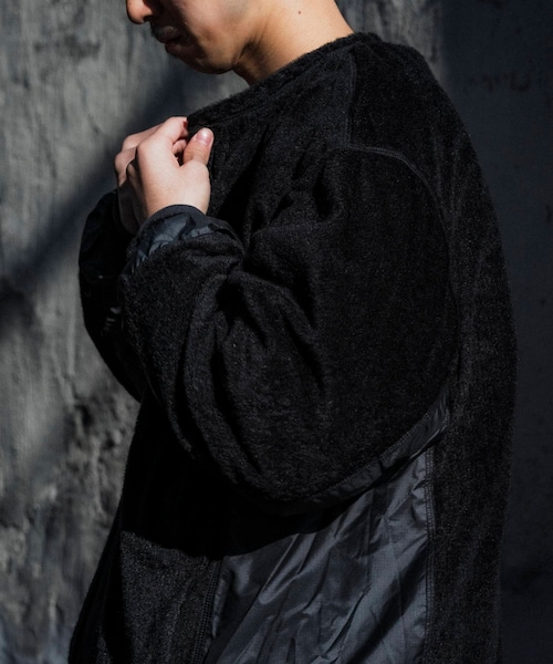 URBAN RESEARCH(アーバンリサーチ)の「『別注』BROOXON×URBS U.P.S. AIRLITE WARM SWEAT SHIRTS(スウェット・メンズ・BLACK・M/L/XL)」の4枚目の写真