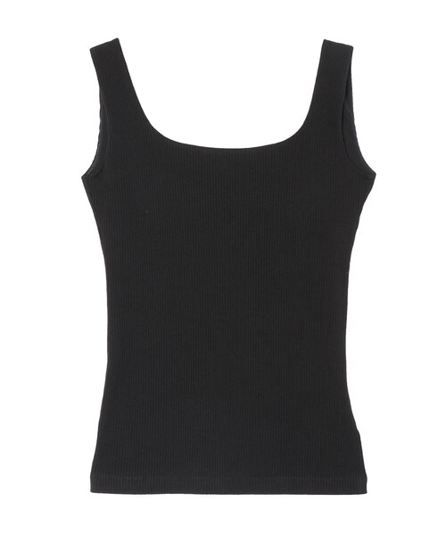 ELENDEEK（エレンディーク）の「SQUARE NECK PAD TANK（タンクトップ・レディース・オフホワイト/ブラック/レッド/ダークブラウン/シルバー・F）」の18枚目の写真