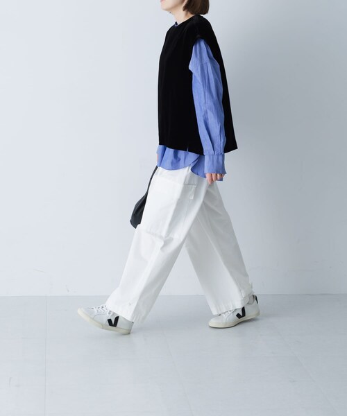 かぐれ(カグレ)の「ユーティリティーイージーパンツ(その他パンツ・レディース・OFF/SMOKEKHAKI・Free)」の10枚目の写真