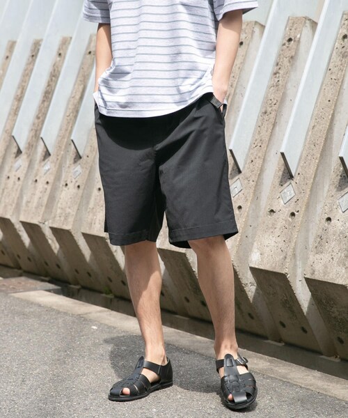 URBAN RESEARCH DOORS（アーバンリサーチドアーズ）の「FORK&SPOON　TEC LINENショートパンツ（その他パンツ・メンズ・BLACK/DARK BLUE/LIGHT GRAY・4/5）」の10枚目の写真