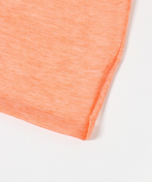 URBAN RESEARCH（アーバンリサーチ）の「ボートネックシアーニット（ニット/セーター・レディース・ORANGE/WHTxD.NAVY/NAVYxOFF・FREE）」の12枚目の写真