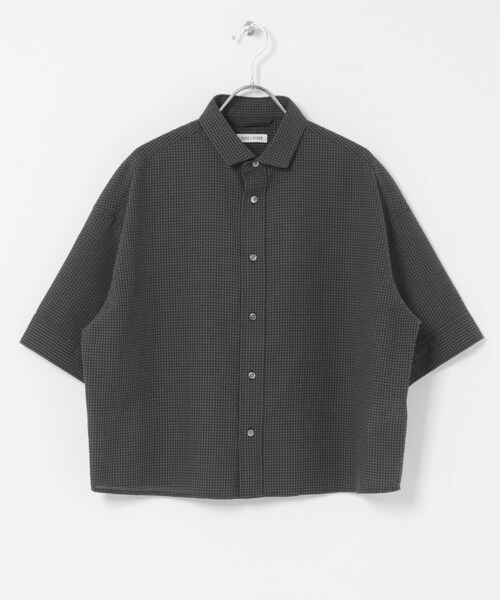 URBAN RESEARCH DOORS(アーバンリサーチドアーズ)の「FORK&SPOON シアサッカーレギュラーカラーシャツ(シャツ/ブラウス・レディース・CCLxBLK/BEGxCCL・1)」の3枚目の写真