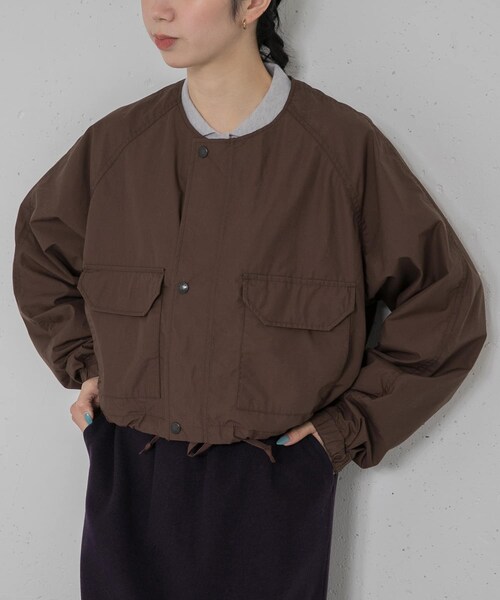 EKAL(エカル)の「THE NORTH FACE PURPLE LABEL 65/35 Field Cropped Jacket(ブルゾン・レディース・A GRAY/BROWN・S/M)」の13枚目の写真