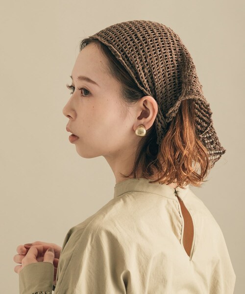 SMELLY（スメリー）の「メッシュヘッドスカーフ（ヘアバンド・レディース・BLK/MOC・-）」の17枚目の写真