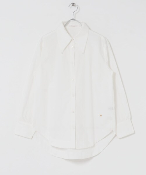 URBAN RESEARCH ROSSO（アーバンリサーチロッソ）の「F by ROSSO　トリミングレースビッグカラーシャツ（シャツ/ブラウス・レディース・OFF WHITE/NAVY/OW STRIPE・FREE）」の12枚目の写真