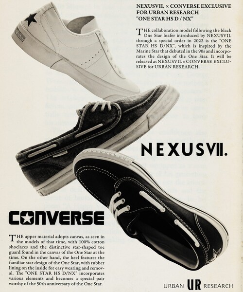 URBAN RESEARCH(アーバンリサーチ)の「NEXUSVII.×CONVERSE ONE STAR HS D / NX(スニーカー・メンズ・BLACK・23/23.5/24/24.5/25/25.5/26/26.5/27/27.5/28/29)」の11枚目の写真