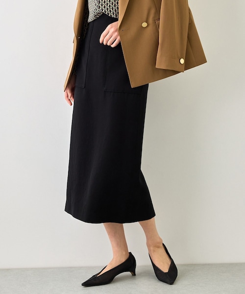 ROPE'（ロペ）の「【J'aDoRe・一部店舗限定サイズ】[美人スカート]キュプラポリエステルポケット付きタイトスカート/イージーケア・26AW（スカート・レディース・ブラック/ブラウン/グリーン・34/36/38/40）」の7枚目の写真
