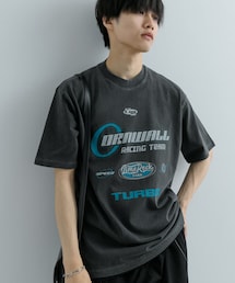 SENSE OF PLACE by URBAN RESEARCH | フェードロゴグラフィックTシャツ(5分袖)(Tシャツ/カットソー)