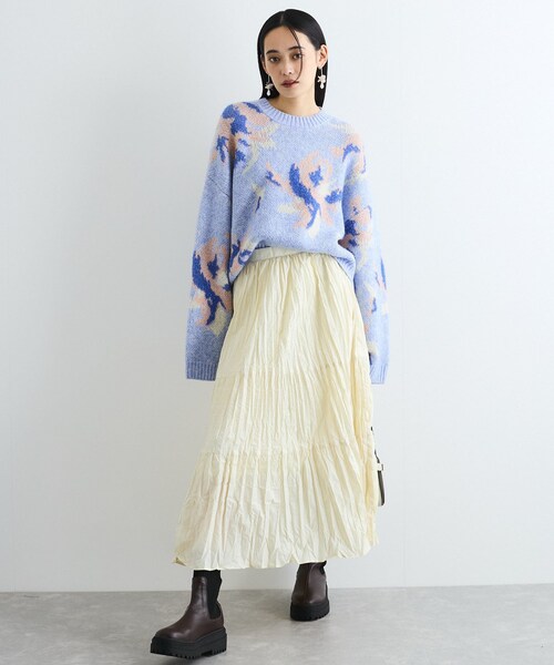 VIS（ビス）の「メタルフラワーイヤリング（イヤリング・レディース・ゴールド/シルバー・F）」の8枚目の写真