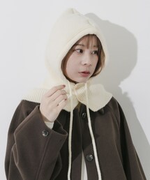 SMELLY | リブニットバラクラバ(ニットキャップ/ビーニー)