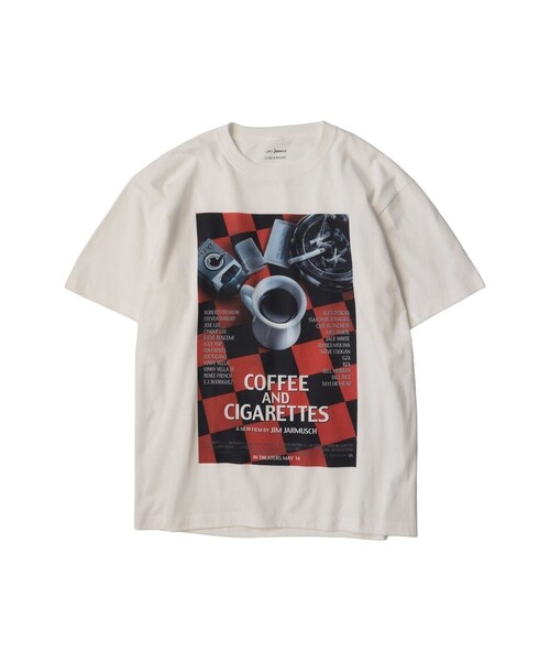 bonjour records（ボンジュールレコーズ）の「Jim Jarmusch/ジム・ジャームッシュ for bonjour records “Stranger Than Paradise” ,“Coffee And Cigarettes”  Tシャツ（Tシャツ/カットソー・レディース・ブラック/ブラック系/ホワイト/ホワイト系・L/M/XL）」の17枚目の写真