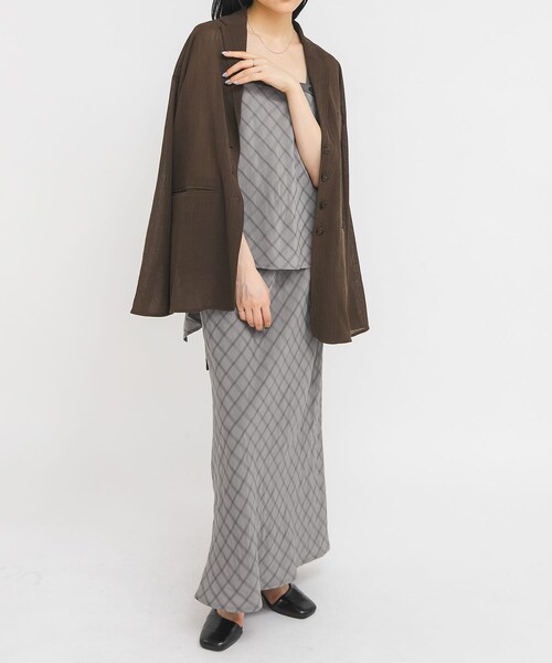 KBF（ケイビーエフ）の「マルチWAYキャミソールSETスカート（セットアップ・レディース・BLACK/GRAY/BEIGE・One）」の18枚目の写真