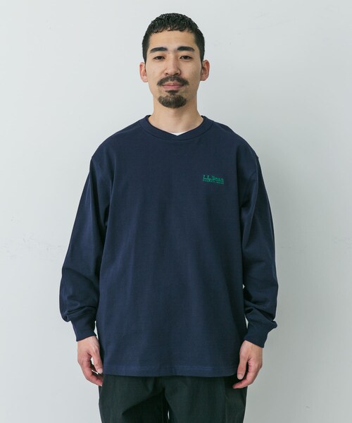 URBAN RESEARCH DOORS（アーバンリサーチドアーズ）の「L.L.Bean　Union Long-Sleeve T-Shirts（Tシャツ/カットソー・メンズ・White/Birch/Navy/Wht/Lt.grn/Maize/Wht・M/L/XL）」の15枚目の写真
